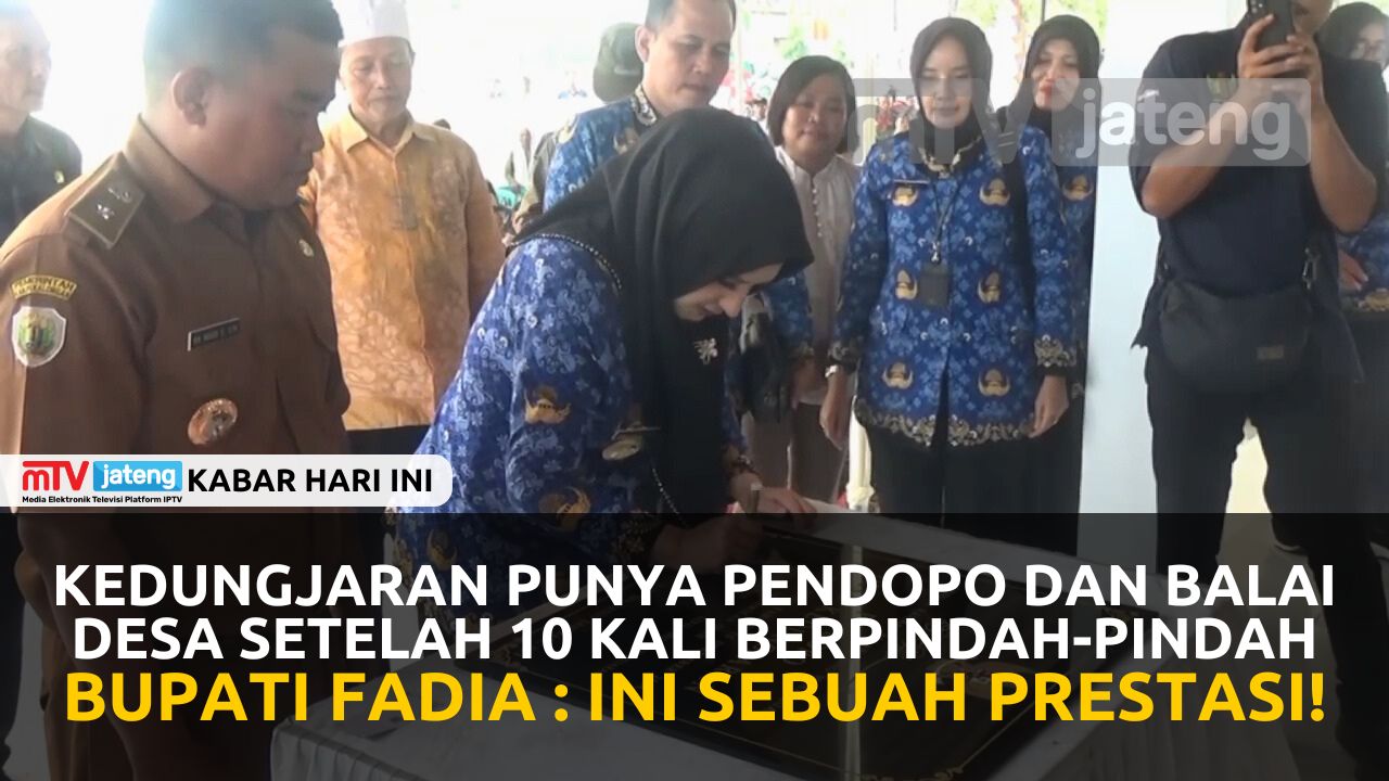 Kedungjaran Punya Pendopo dan Balai Desa Setelah 10 Kali Berpindah-pindah, Bupati Fadia: Ini Sebuah Prestasi!