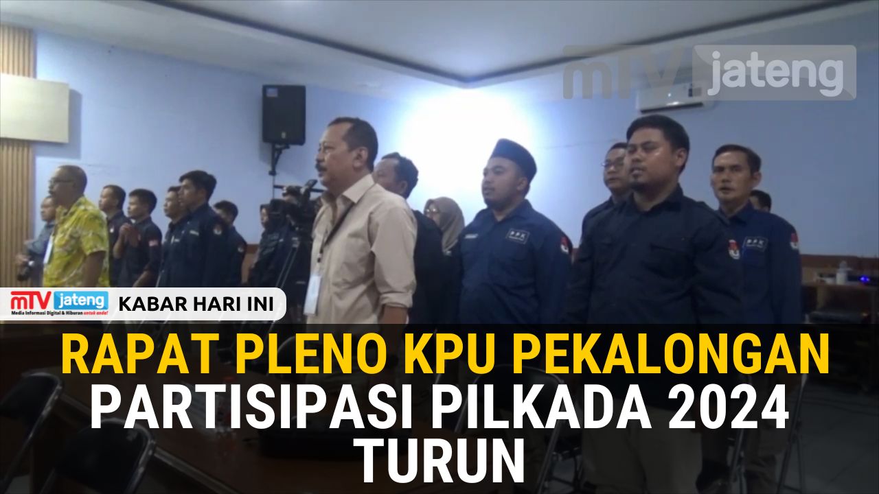 Rapat Pleno KPU Pekalongan: Partisipasi Pilkada 2024 Turun