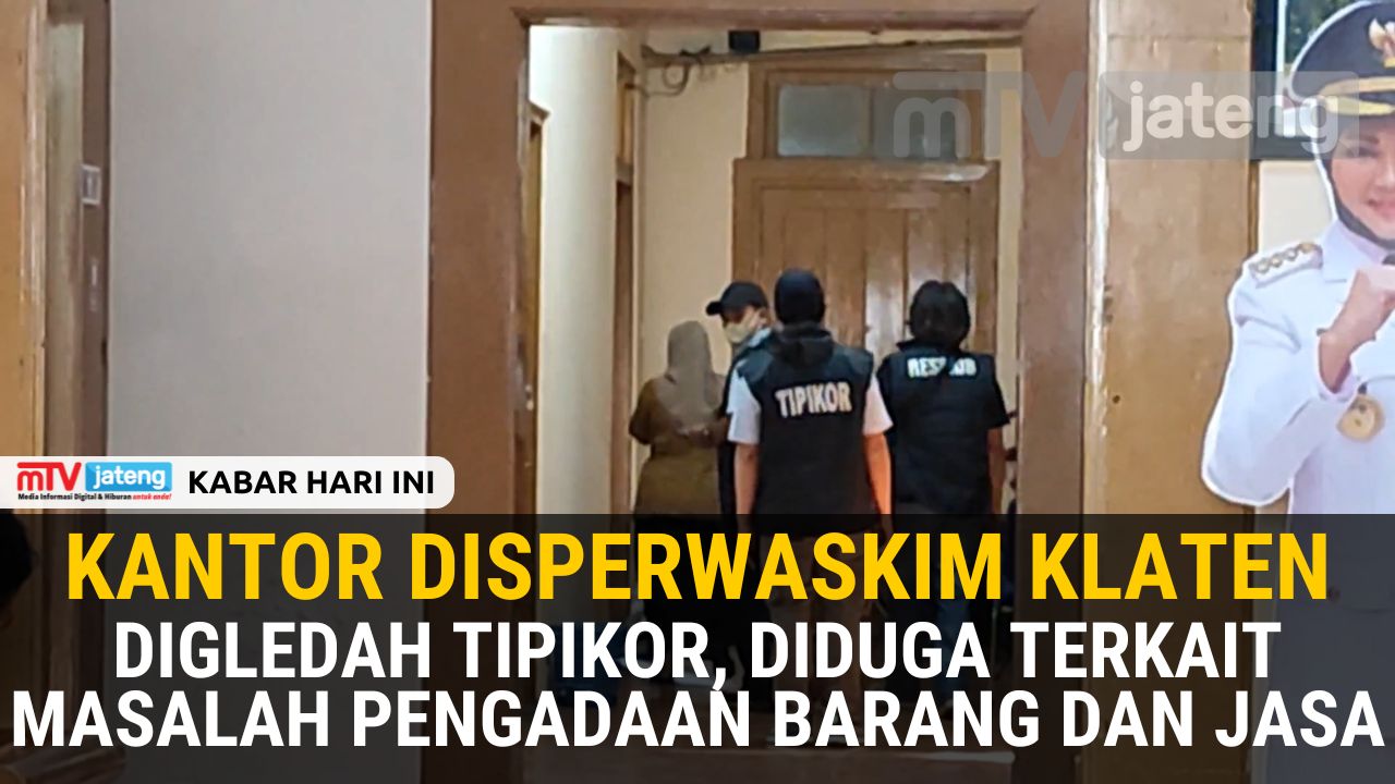 Kantor Disperwaskim Klaten Digledah Tipikor, Diduga Terkait Masalah Pengadaan Barang dan Jasa