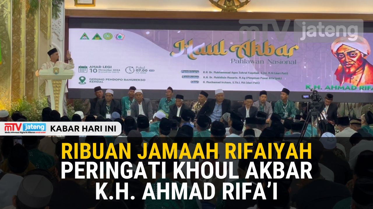 Ribuan Jamaah Rifaiyah Peringati Khoul Akbar K.H. Ahmad Rifa'i