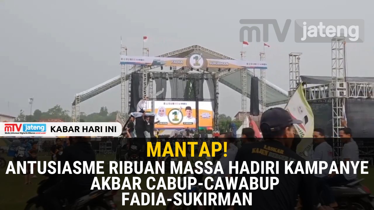 MANTAP! Antusiasme Ribuan Massa Hadiri Kampanye Akbar Cabup-Cawabup Fadia-Sukirman