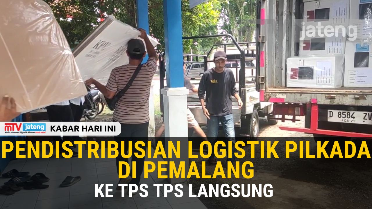 Pendistribusian Logistik Pilkada di Pemalang Ke TPS-TPS Langsung