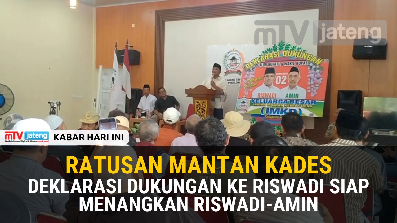 Ratusan Mantan Kades Deklarasi Dukungan ke Riswadi, Siap Menangkan Riswadi-Amin