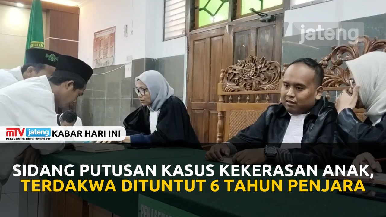 Sidang Putusan Kasus Kekerasan Anak, Terdakwa Dituntut 6 Tahun Penjara