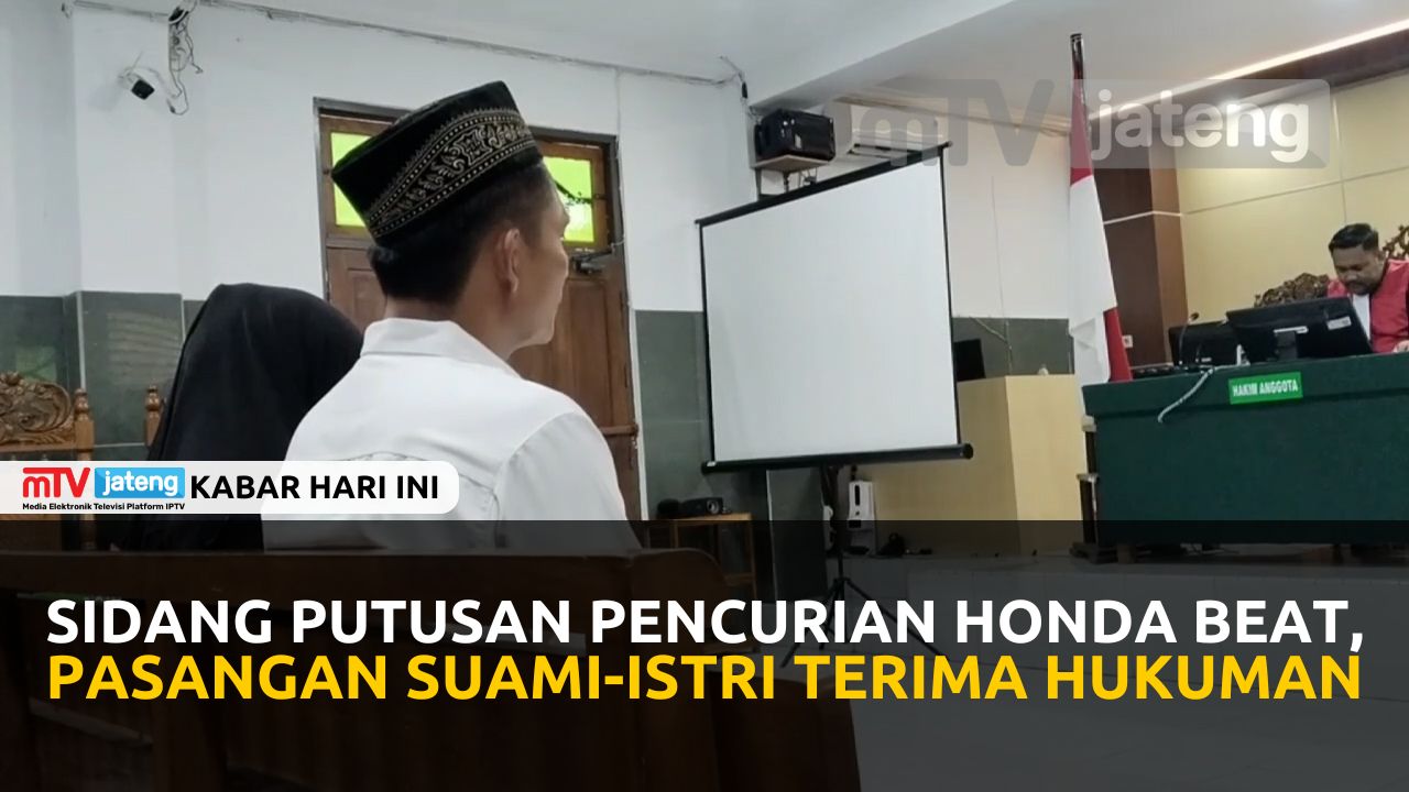 Sidang Putusan Pencurian Honda Beat, Pasangan Suami-Istri Terima Hukuman